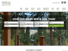 Tablet Screenshot of northtahoehomes.com